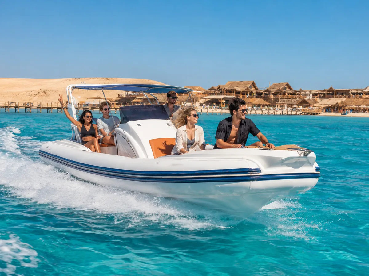 Orange Bay by Private Speedboat